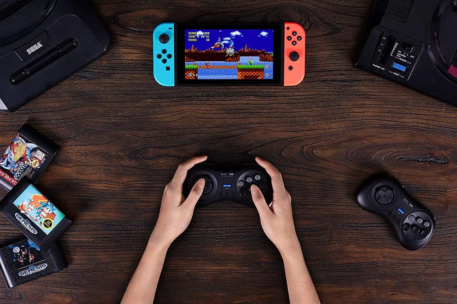 8Bitdo M30 Bluetooth-compatible Gamepad Controller for The Original Sega Genesis and Sega Mega Drive-(Bluetooth Version)
8Bitdo M30 Bluetooth-compatible Gamepad Controller for The Original Sega Genesis and Sega Mega Drive-(Bluetooth Version)