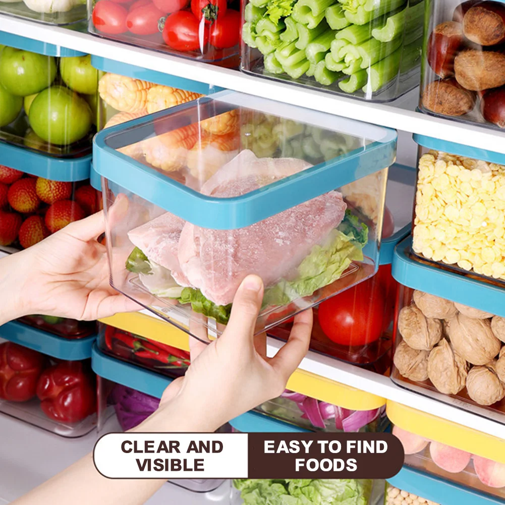 Refrigerator Food Storage Container with Lids Food Fruit Vegetable Storage Organizer for Kitchen Refrigerator
Refrigerator Food Storage Container with Lids Food Fruit Vegetable Storage Organizer for Kitchen Refrigerator