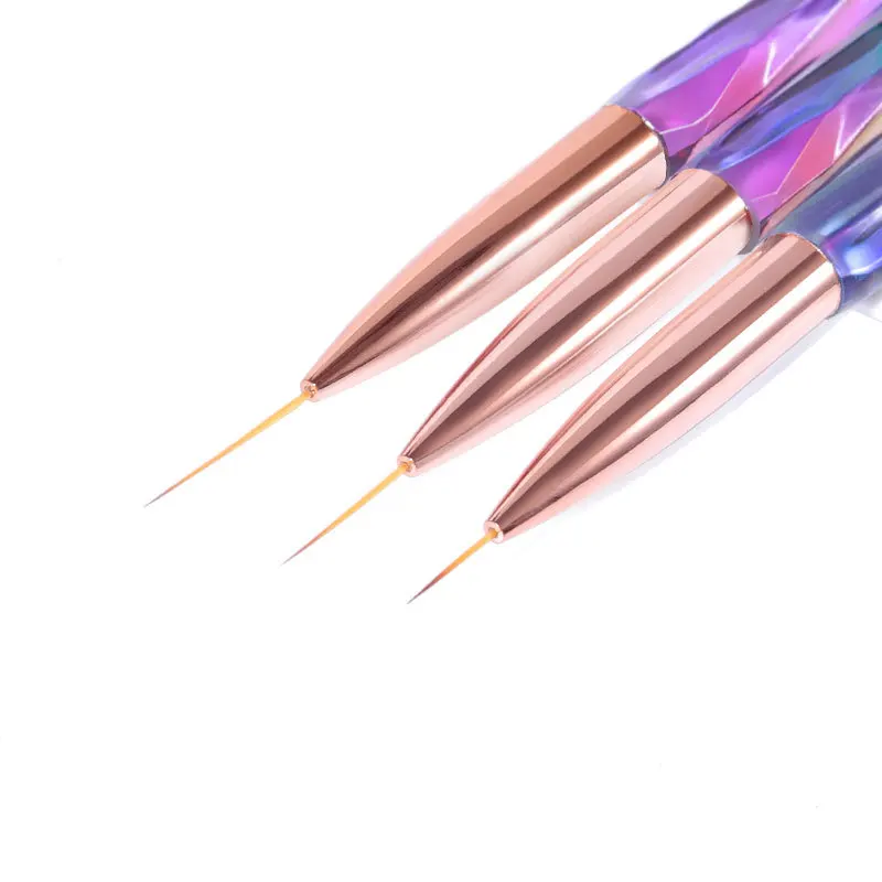 3Pcs Nail Art Liner Brush Set UV Gel Painting Acrylic Nail Design Nylon Brush Pen Set Nail Striping Brushes Stripe Acrylic Set 
3Pcs Nail Art Liner Brush Set UV Gel Painting Acrylic Nail Design Nylon Brush Pen Set Nail Striping Brushes Stripe Acrylic Set