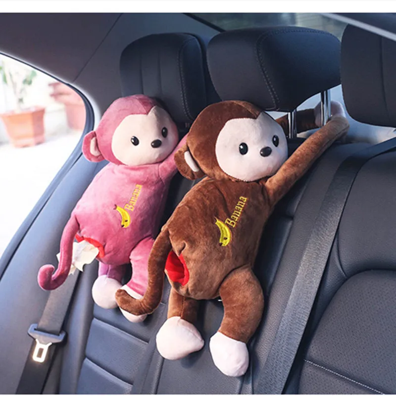 Car Cartoon Armrest Box Tissue Bag Cartoon Little Monkey Car Seat Back Creative Car Paper Towel TIssue Box
Car Cartoon Armrest Box Tissue Bag Cartoon Little Monkey Car Seat Back Creative Car Paper Towel TIssue Box