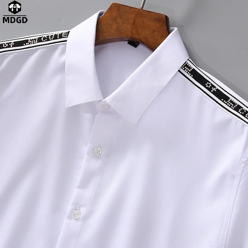 2021 Summer New Solid Color Shirts for Men Short Sleeve Vintage Casual Shirt Formal Social Party Streetwear Blouse Chemise Homme
2021 Summer New Solid Color Shirts for Men Short Sleeve Vintage Casual Shirt Formal Social Party Streetwear Blouse Chemise Homme