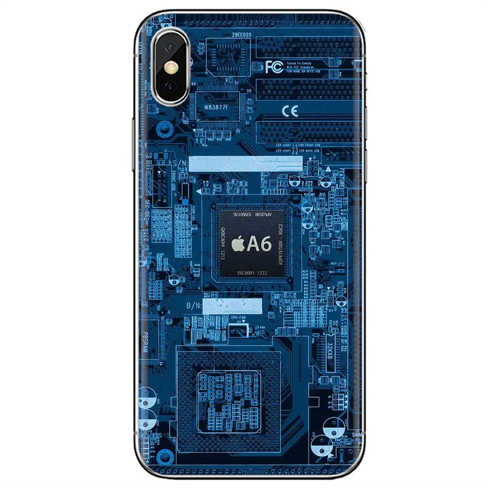 Внутренняя плата с чипом A6 A7 для Xiaomi Redmi 4A S2 Note 3 3S 4 4X 5 Plus 6 7 6A Pro Pocophone F1 силиконовый