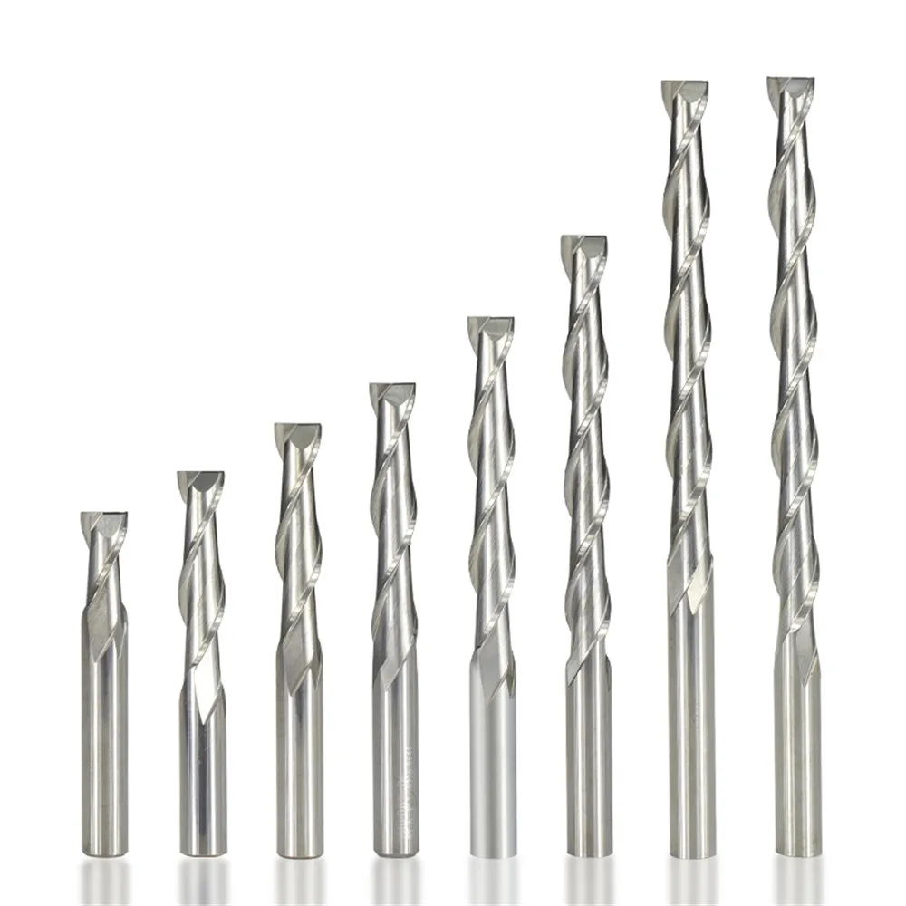 flat end mill 6mm shank 2 spiral flute cnc router bit engraving wood carbide
flat end mill 6mm shank 2 spiral flute cnc router bit engraving wood carbide