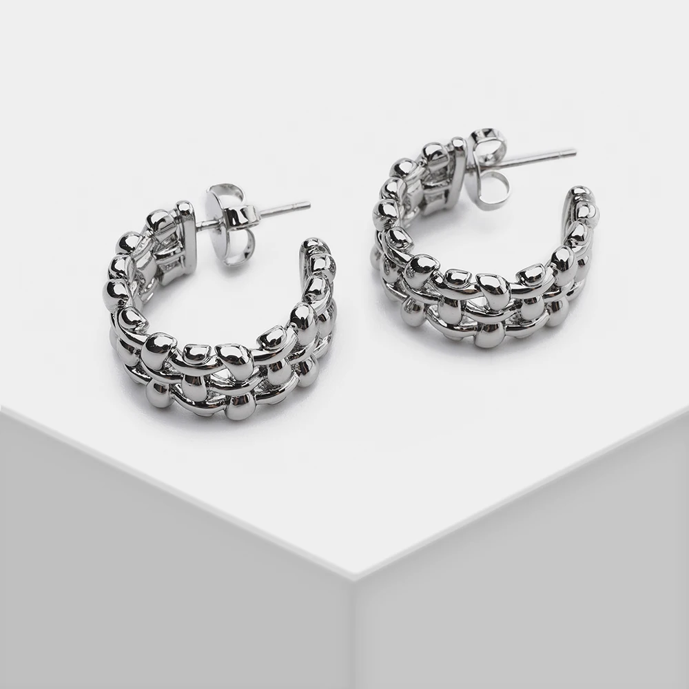 K18 Amorita Boutique Metal Woven Earrings For Party Jewelry Girl Gift Hoop Earrings Geometric Earrings 
K18 Amorita Boutique Metal Woven Earrings For Party Jewelry Girl Gift Hoop Earrings Geometric Earrings