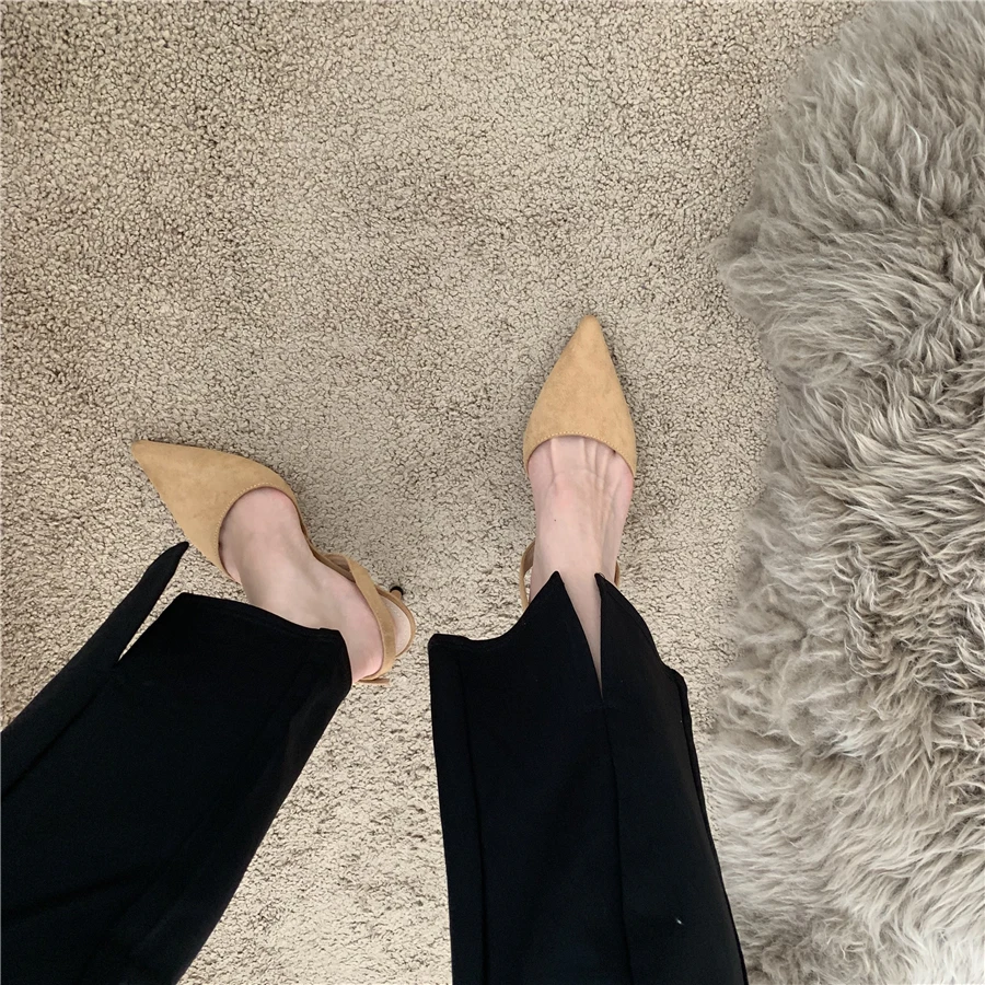 Velvet Shoes Pointed Heel Sandals 2021 Women's Suit Female Beige Suede New Girls Fashion Stiletto Summer Black Spring High
Velvet Shoes Pointed Heel Sandals 2021 Women's Suit Female Beige Suede New Girls Fashion Stiletto Summer Black Spring High