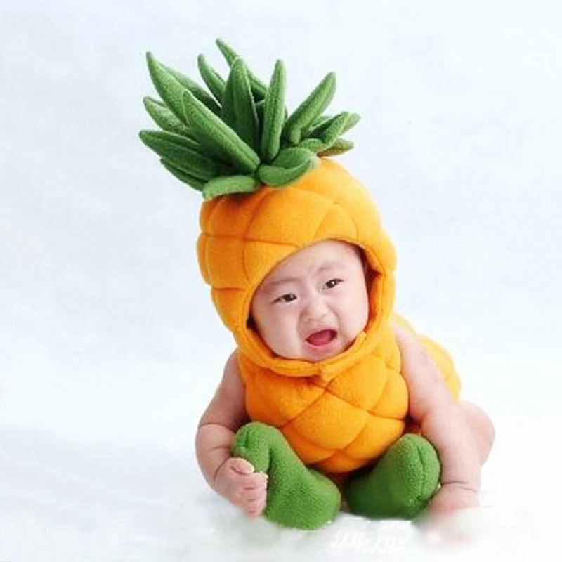 Fruit Pineapple Cosplay For Baby Yellow Jumpsuit Halloween Costumes For Newborn Baby New Year Christmas Outfit
Fruit Pineapple Cosplay For Baby Yellow Jumpsuit Halloween Costumes For Newborn Baby New Year Christmas Outfit