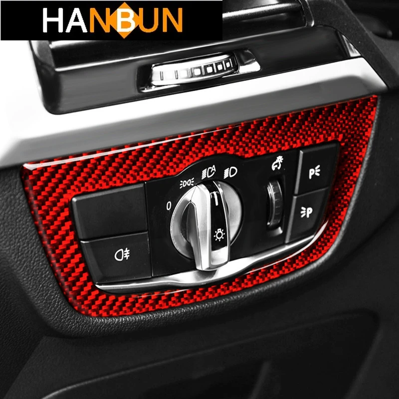 Carbon Fiber Headlight Switch Decoration Frame Sticker Trim For BMW X3 X4 G01 G02 2018-2020 Car Styling Interior Accessories
Carbon Fiber Headlight Switch Decoration Frame Sticker Trim For BMW X3 X4 G01 G02 2018-2020 Car Styling Interior Accessories