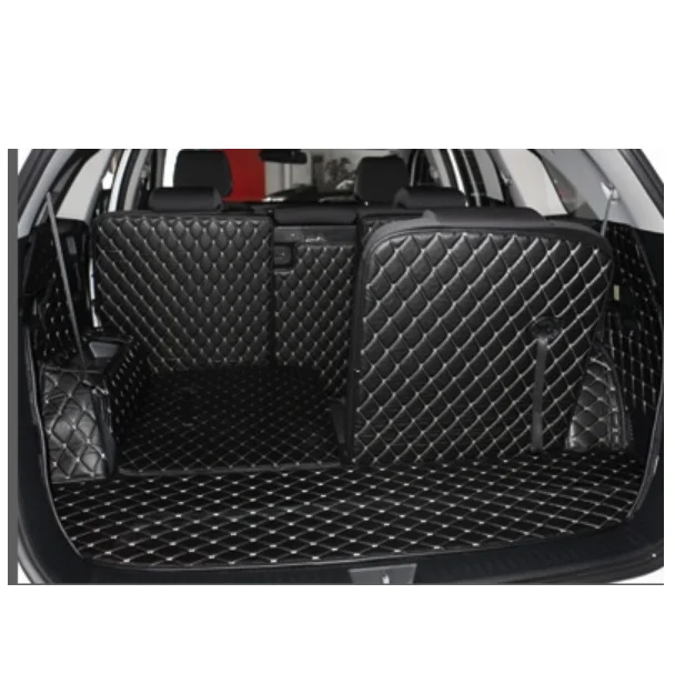 

Best mats! Special trunk mats for KIA Sorento 7seats 2017 waterproof boot carpets cargo liner mat for Sorento 2016 styling