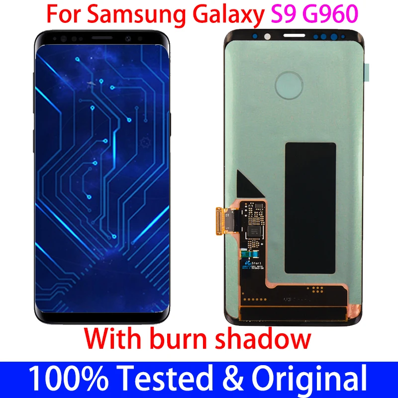 Original With Burn Shadow For SAMSUNG Galaxy S9 G960 G960F LCD Touch Screen Digitizer Repair Parts Display With frame Amoled
Original With Burn Shadow For SAMSUNG Galaxy S9 G960 G960F LCD Touch Screen Digitizer Repair Parts Display With frame Amoled