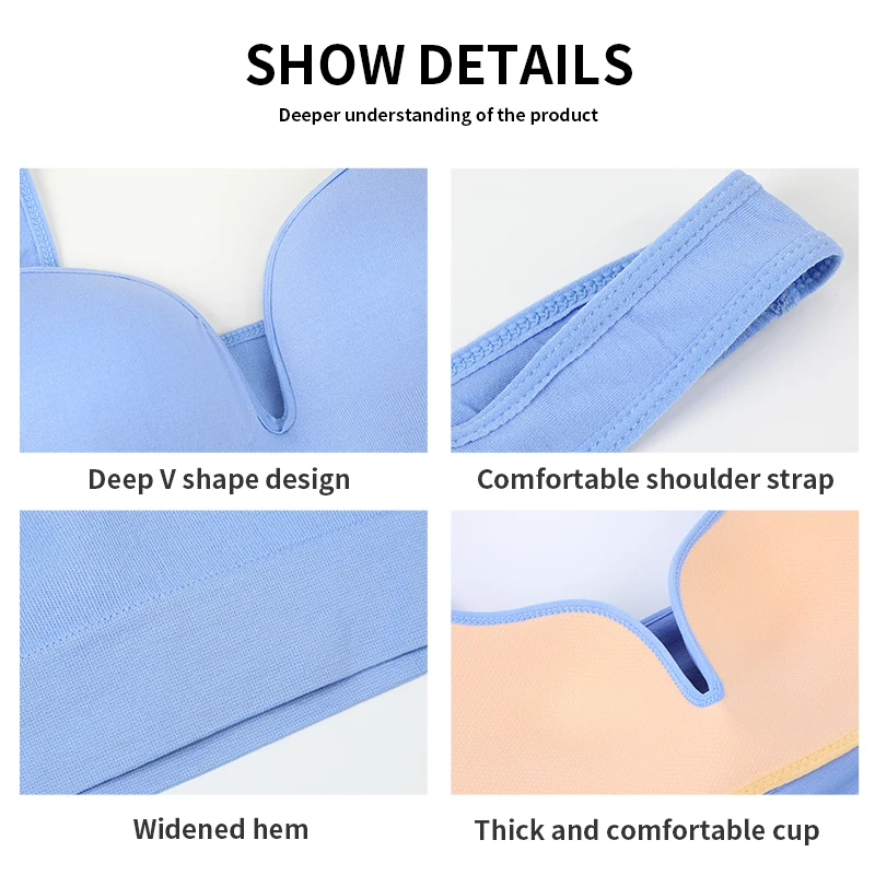 Plus Size Bras For Women Underwear Bra Without Underwire Bones Seamless Push Up Bra Tops Bralette Brassiere Wireless Sports Vest
Plus Size Bras For Women Underwear Bra Without Underwire Bones Seamless Push Up Bra Tops Bralette Brassiere Wireless Sports Vest