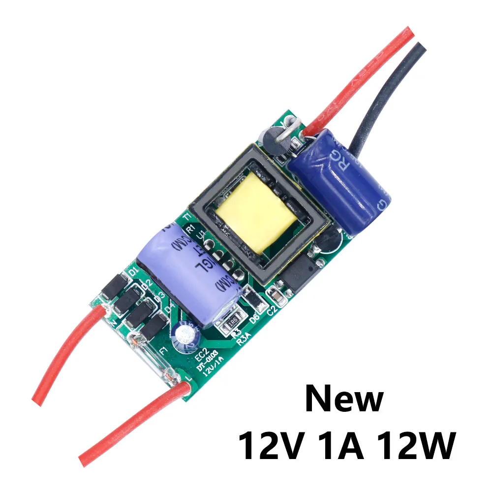 Светодиодный трансформатор светодиодный для ремонта 1/2/220 В 12/24 Вт|Трансформаторы