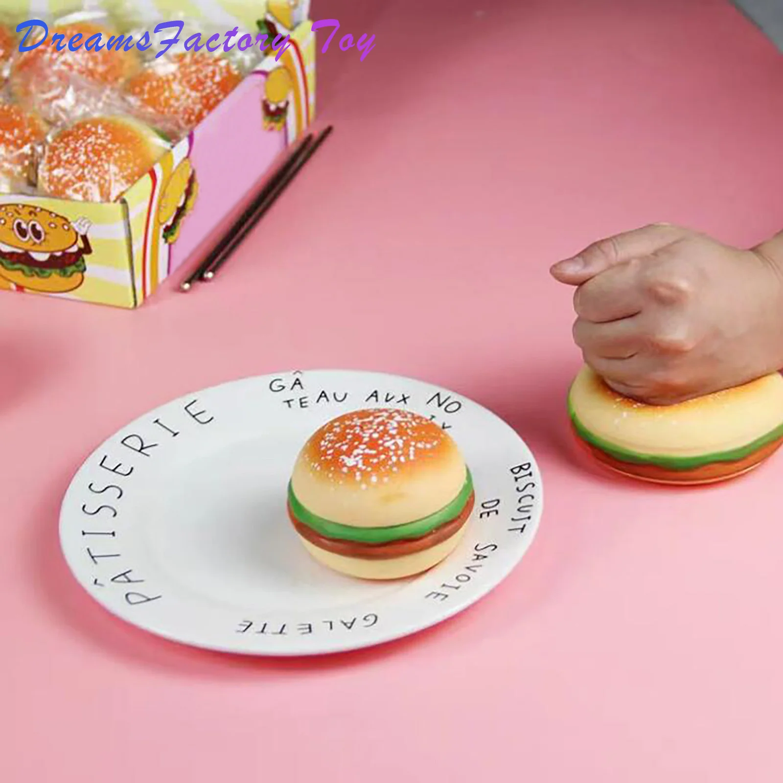 Hamburger Fidget Toys Decompression Small Simulation Hamburgers Pinch Toy Anti-stress Ball Squeeze Toys Juguetes Para Apretar
Hamburger Fidget Toys Decompression Small Simulation Hamburgers Pinch Toy Anti-stress Ball Squeeze Toys Juguetes Para Apretar