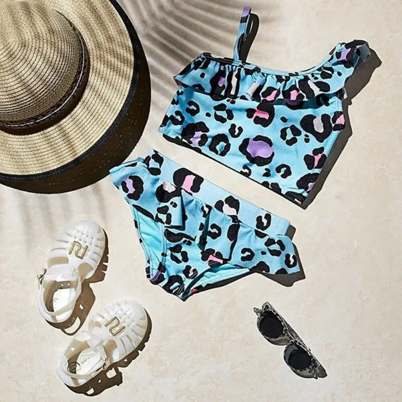 2020 New Toddler Kid Baby Girl Swimwear Leopard Print Bikini Swimsuit Swimming Suit Ruffles Two Pieces Beachwear Bathing Set
2020 New Toddler Kid Baby Girl Swimwear Leopard Print Bikini Swimsuit Swimming Suit Ruffles Two Pieces Beachwear Bathing Set