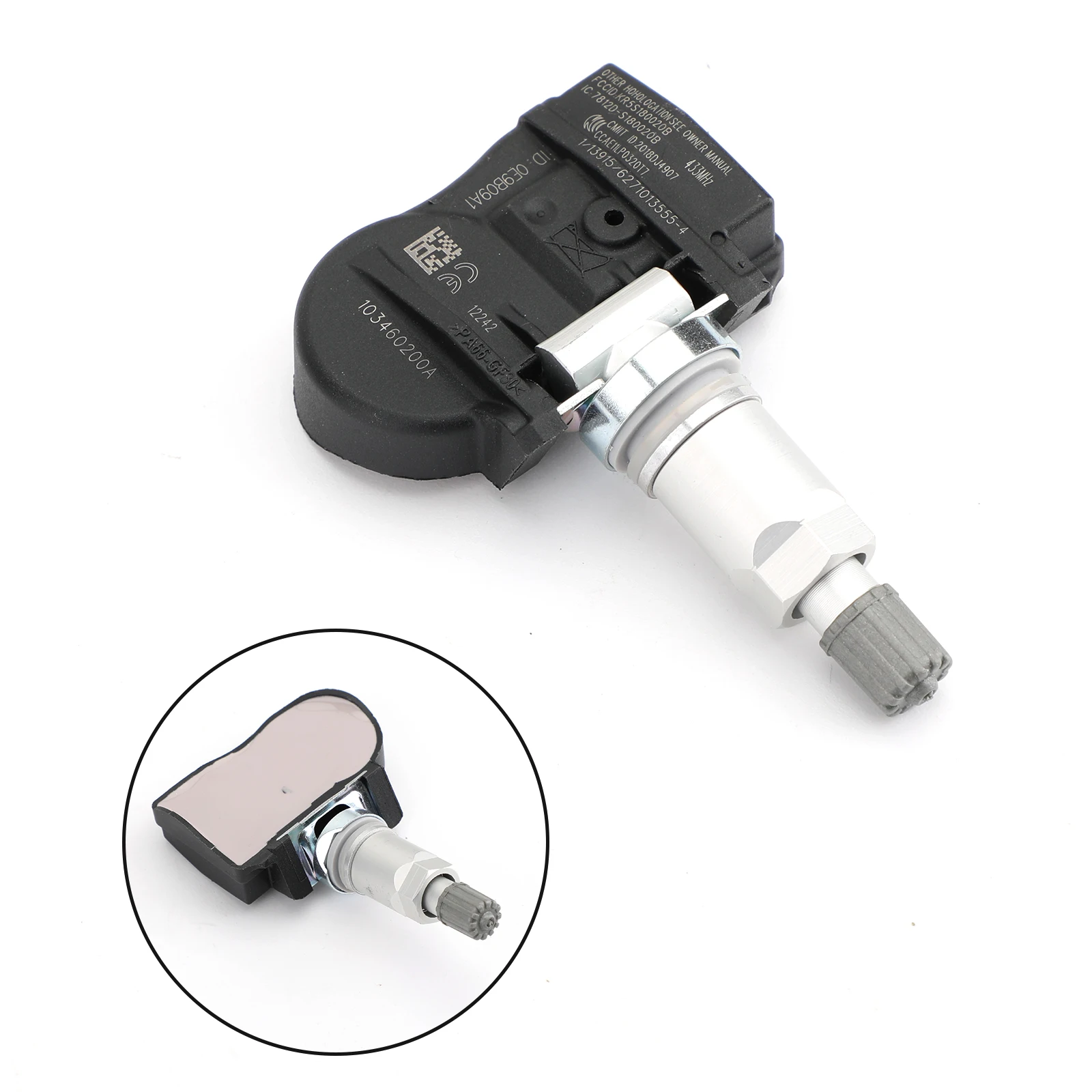 Areyourshop TPMS для Tesla Model 3 S X датчик давления в шинах 103460200A зажим 433 МГц 103460200A автозапчасти
Areyourshop TPMS для Tesla Model 3 S X датчик давления в шинах 103460200A зажим 433 МГц 103460200A автозапчасти