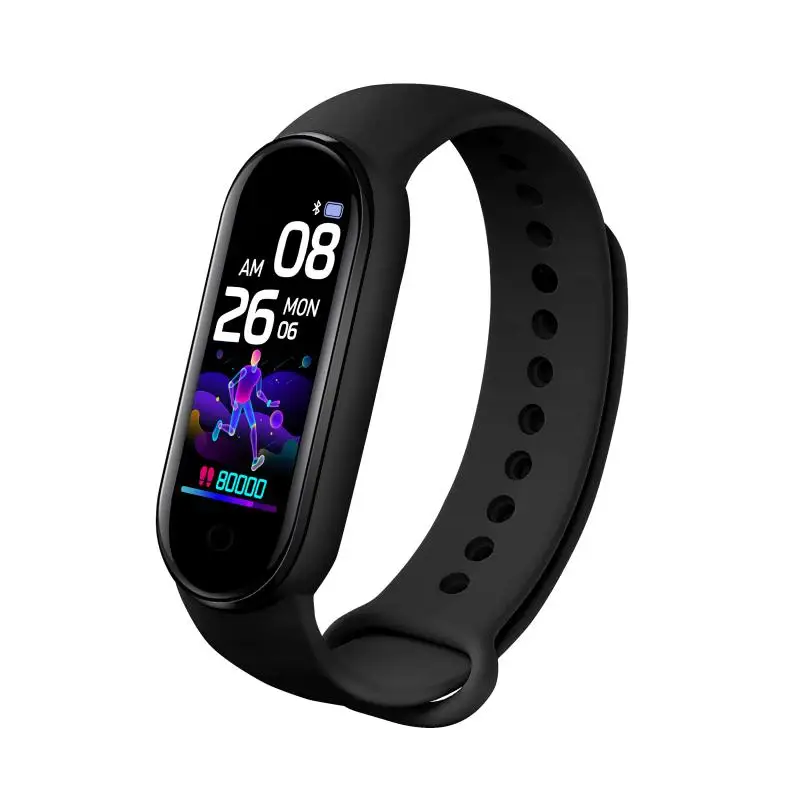 

Смарт-часы M5 в бумажной коробпосылка Bluetooth, фитнес-трекер M5, умный Браслет, шагомер, напоминания о звонках, часы с пульсометром для IOS, Android