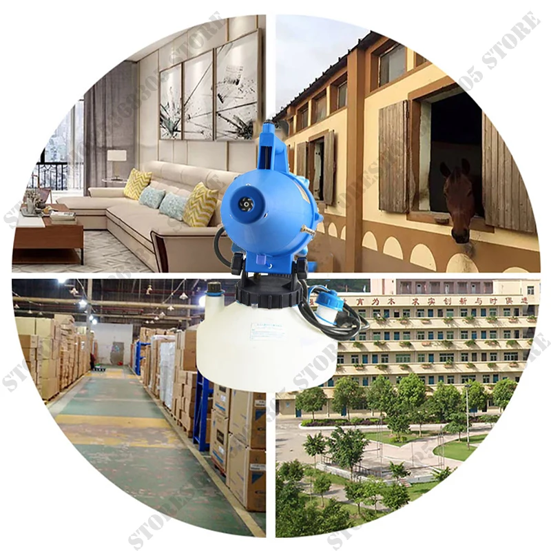 ULV cold fogger 4.5L Mini Electric Fog Machine Portable Air Disinfection Sprayer Nebulizer Disinfection Insecticide Atomizer
ULV cold fogger 4.5L Mini Electric Fog Machine Portable Air Disinfection Sprayer Nebulizer Disinfection Insecticide Atomizer