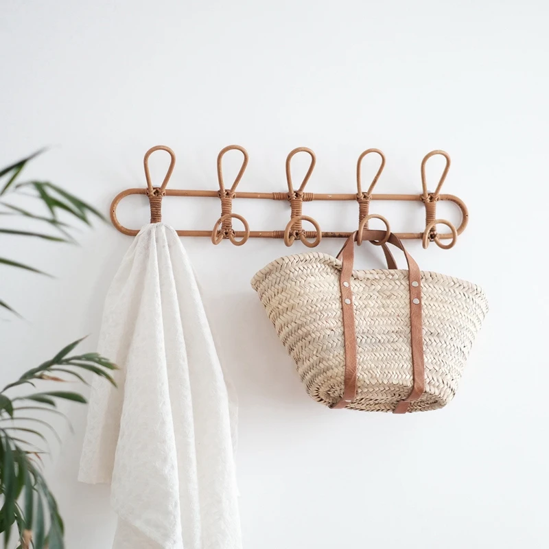 Large Vintage Rattan Clothes Hanger Kids Garments Organizer Rack Rattan Wall Hooks Clothes Hat Hanging Hook Room Decor
Large Vintage Rattan Clothes Hanger Kids Garments Organizer Rack Rattan Wall Hooks Clothes Hat Hanging Hook Room Decor