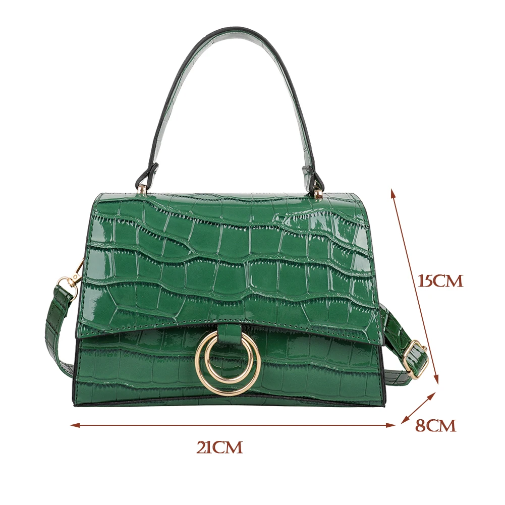 Fashion PU Leather Shoulder Handbags Women Solid Color Crossbody Bag Pouch Alligator Pattern Ladies Elegant Lady Messenger Bags
Fashion PU Leather Shoulder Handbags Women Solid Color Crossbody Bag Pouch Alligator Pattern Ladies Elegant Lady Messenger Bags