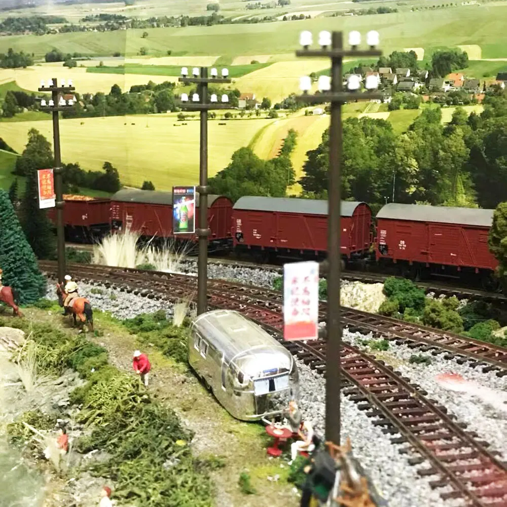 1:87 power line pole, утилитарный полюс масштаба OO/HO, модель макет железной дороги, модели поезда, модели железнодорожных путей
1:87 power line pole, утилитарный полюс масштаба OO/HO, модель макет железной дороги, модели поезда, модели железнодорожных путей