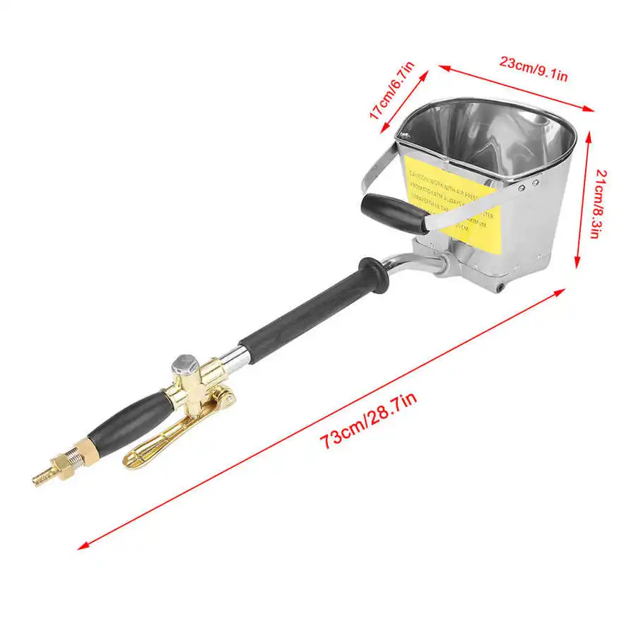 Mortar Sprayer Wall Mortar Gun Stucco Shovel Stucco Shovel Sprayer Gun Home Decoration Tool Tornador Air Stucco sprayer
Mortar Sprayer Wall Mortar Gun Stucco Shovel Stucco Shovel Sprayer Gun Home Decoration Tool Tornador Air Stucco sprayer