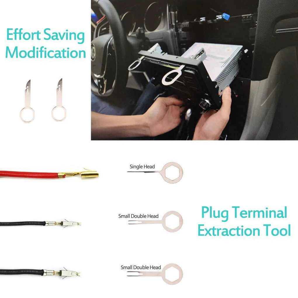 19pcs Auto Audio Trim Removal Tool Set Clip Plier Fastener Remover Nylon Dash Door Panel Stereo Tool Kit
19pcs Auto Audio Trim Removal Tool Set Clip Plier Fastener Remover Nylon Dash Door Panel Stereo Tool Kit