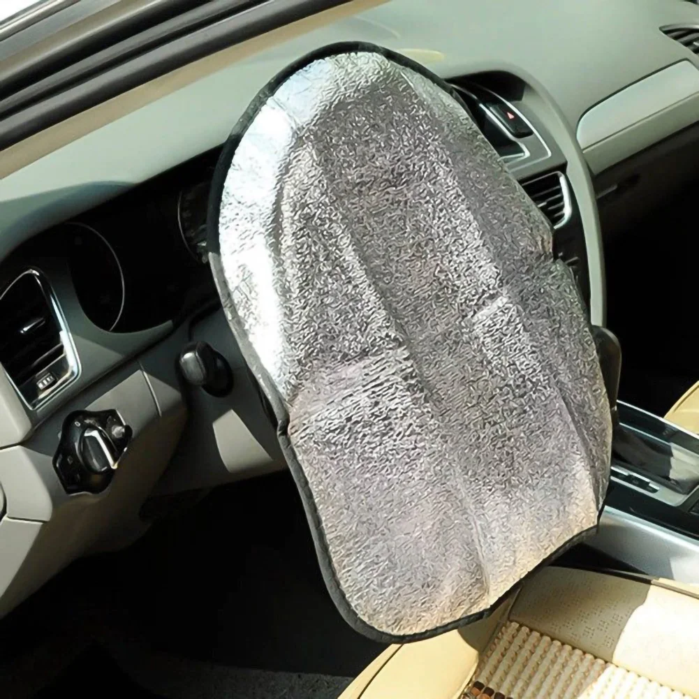Sun Shade Cover Sunshade Aluminum Foil Anti Automotive Interior Accessories Anti-Heat Double Thicken Car Steering Wheel cover
Sun Shade Cover Sunshade Aluminum Foil Anti Automotive Interior Accessories Anti-Heat Double Thicken Car Steering Wheel cover