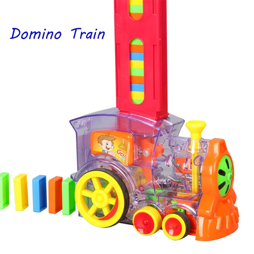 Domino Train Blocks Set Toys Domino Automatic Laying Car Set With Sound Light Colorful Plastic Dominoes Games Boy Girls Toy Gift
Domino Train Blocks Set Toys Domino Automatic Laying Car Set With Sound Light Colorful Plastic Dominoes Games Boy Girls Toy Gift