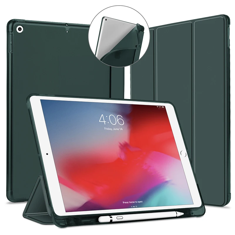 Чехол для iPad 2019 10 2 дюйма чехол A2198 A2197 A2232 поколения тонкий ТПУ силиконовый умный