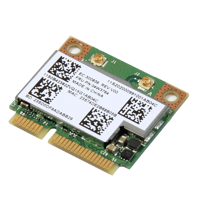 Беспроводная мини-карта PCI-E BCM943228HMB 04W3764 Wi-Fi Bluetooth 4 0 компактная для Lenovo E130 E135 E330 E335