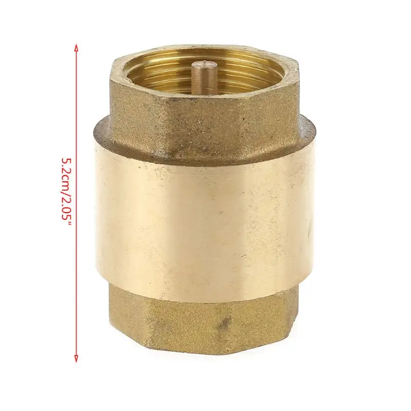 Brass Female Male Thread In Line Spring Vertical Check Valve Pump Pipe Fittings
Brass Female Male Thread In Line Spring Vertical Check Valve Pump Pipe Fittings