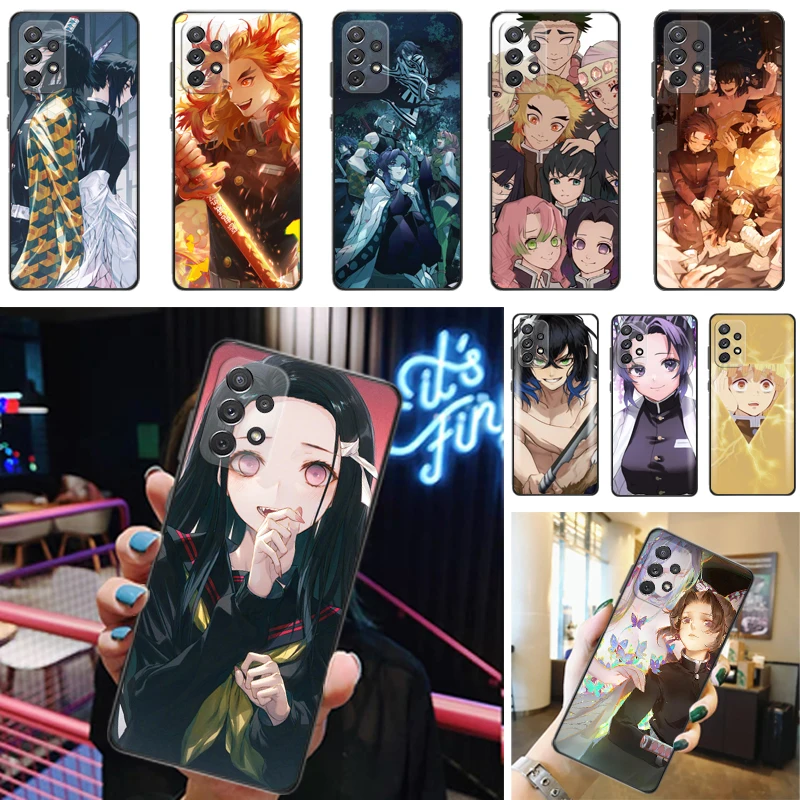 Demon Slayer Kamado Nezuko Kamado Tanjirou Kimetsu No Yaiba Agatsuma Zenitsu Phone Case For Samsung Galaxy A52 A72 4G 5G Coque
Demon Slayer Kamado Nezuko Kamado Tanjirou Kimetsu No Yaiba Agatsuma Zenitsu Phone Case For Samsung Galaxy A52 A72 4G 5G Coque
