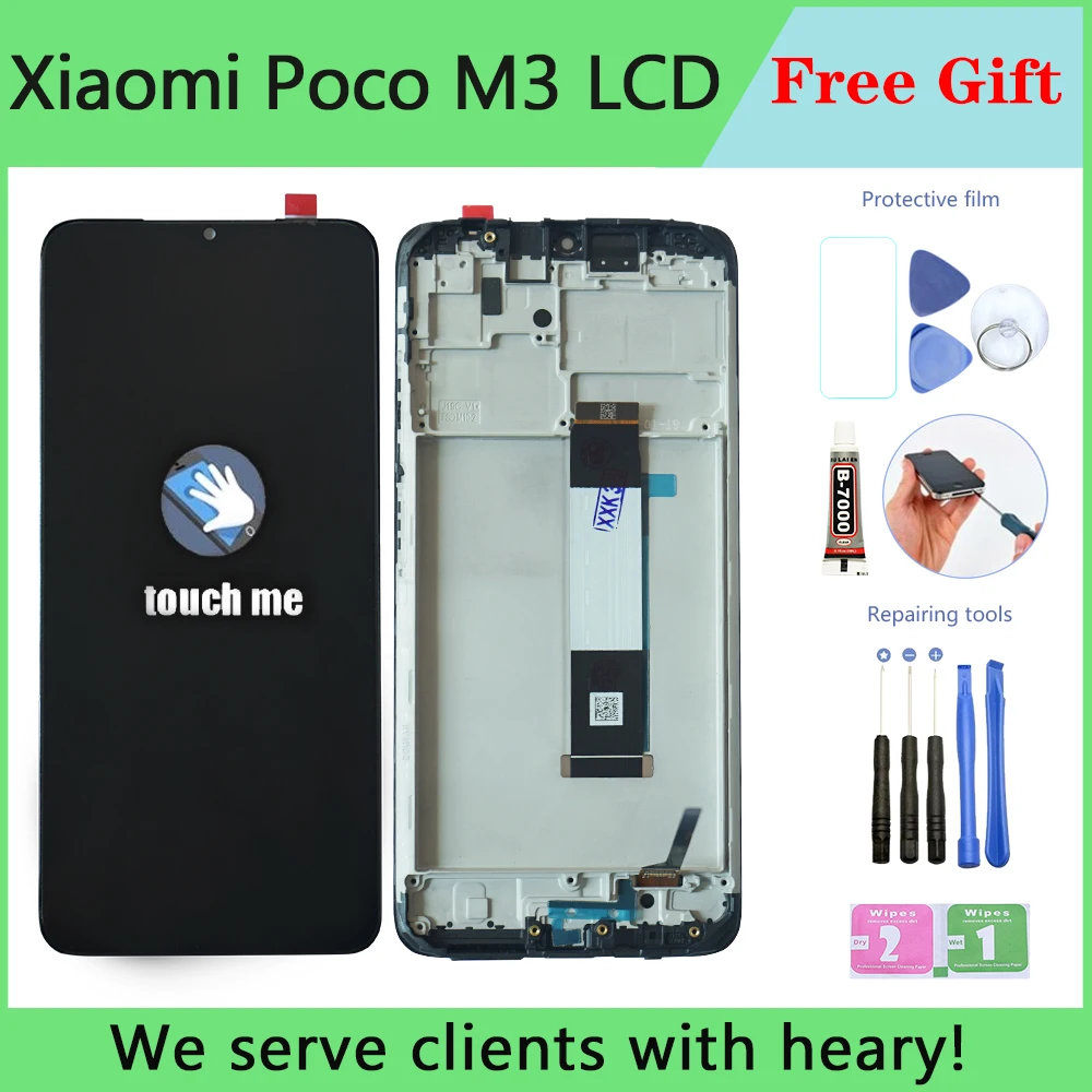 6.53“ Original LCD With Frame For Xiaomi POCO M3 LCD Display Screen For XIAOMI POCO M3 LCD Display Screen M2010J19CT/CG
6.53“ Original LCD With Frame For Xiaomi POCO M3 LCD Display Screen For XIAOMI POCO M3 LCD Display Screen M2010J19CT/CG