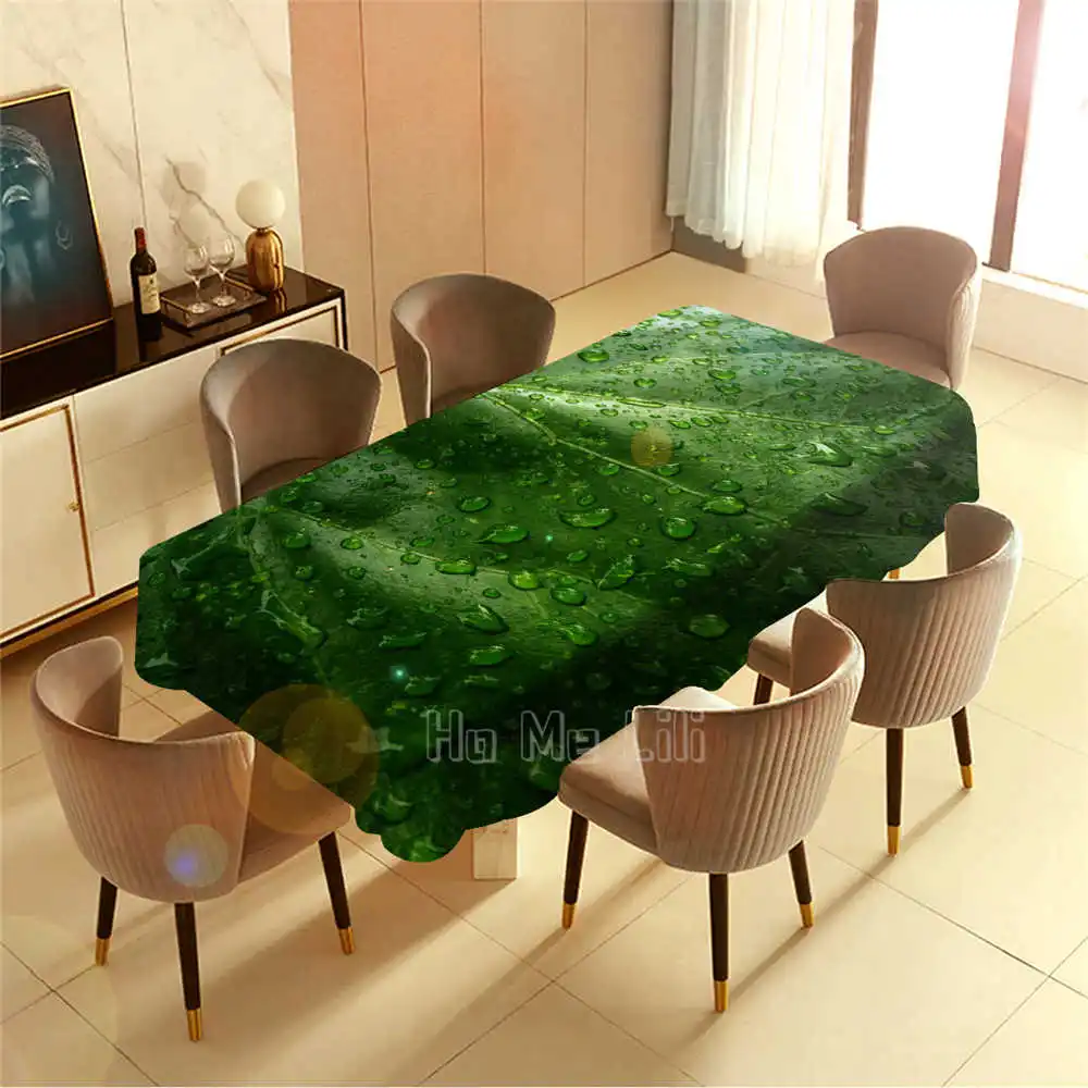 Green Leaf Droplets Barbecue Picnic Home Party Table Cloth
Green Leaf Droplets Barbecue Picnic Home Party Table Cloth