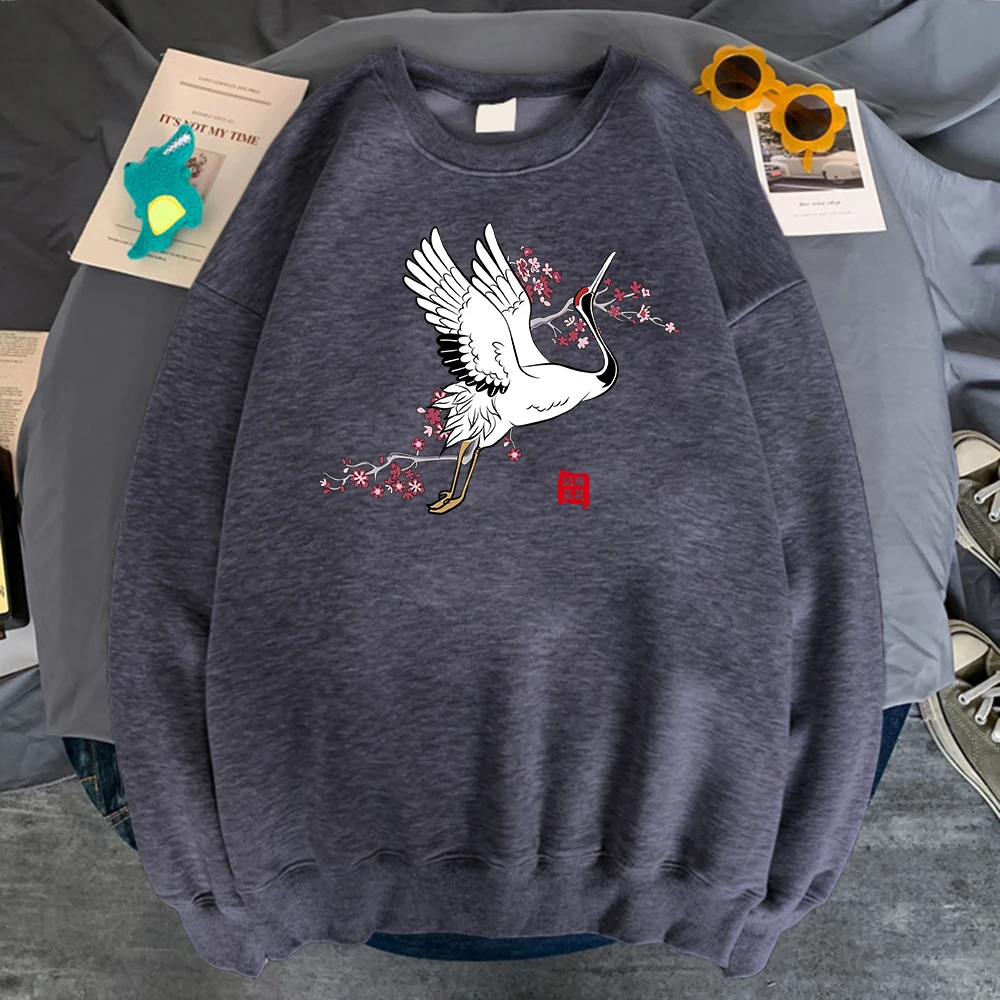Hoody Chinese Classic Crane Print Men's Hoodies Punk Streetwear Man Casual Hoodie Comfortable Sweatshirts Fashion Mens Clothes
Hoody Chinese Classic Crane Print Men's Hoodies Punk Streetwear Man Casual Hoodie Comfortable Sweatshirts Fashion Mens Clothes