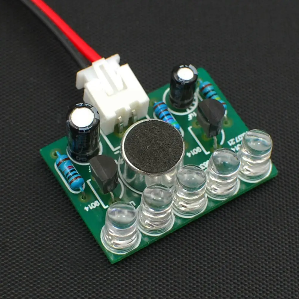 5 blue LED Lights New 1pc Sound Control LED Melody Kit Production Suite Fiberglass Kits DIY Electronic Lamp Board C0Y2
5 blue LED Lights New 1pc Sound Control LED Melody Kit Production Suite Fiberglass Kits DIY Electronic Lamp Board C0Y2