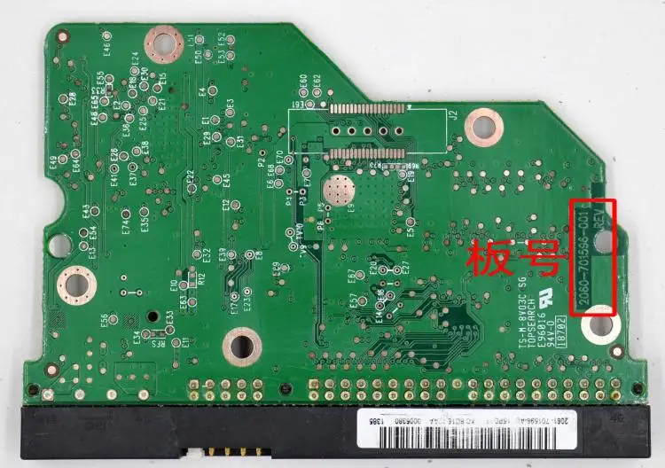 WD5000AAKB 2060 701596 001 HDD печатная плата хорошего тестирования жесткого диска для