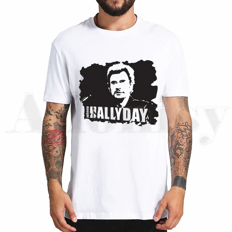 Women's T-shirt Johnny Hallyday French Rock Singer 90s Ullzang Short Sleeve Female Tops Tees Harajuku VintageT Shirts
Women's T-shirt Johnny Hallyday French Rock Singer 90s Ullzang Short Sleeve Female Tops Tees Harajuku VintageT Shirts