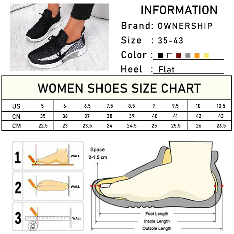 Women Mix Color Sneakers Woman Casual Vulcanized 2020 Women's Fashion Flats Ladies Mesh Comfortable Female Shoes Plus Size 43
Women Mix Color Sneakers Woman Casual Vulcanized 2020 Women's Fashion Flats Ladies Mesh Comfortable Female Shoes Plus Size 43