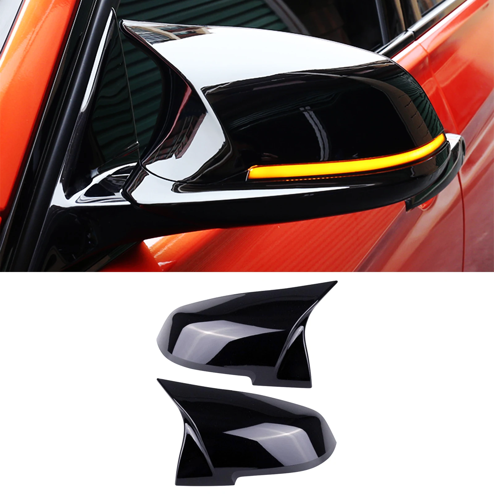 Car Glossy Black Rearview Mirror Cover for BMW F20 F30. Side Mirror Cover Trim for BMW 1 2 3 4 Series, M Sport Decoration Covers
Car Glossy Black Rearview Mirror Cover for BMW F20 F30. Side Mirror Cover Trim for BMW 1 2 3 4 Series, M Sport Decoration Covers