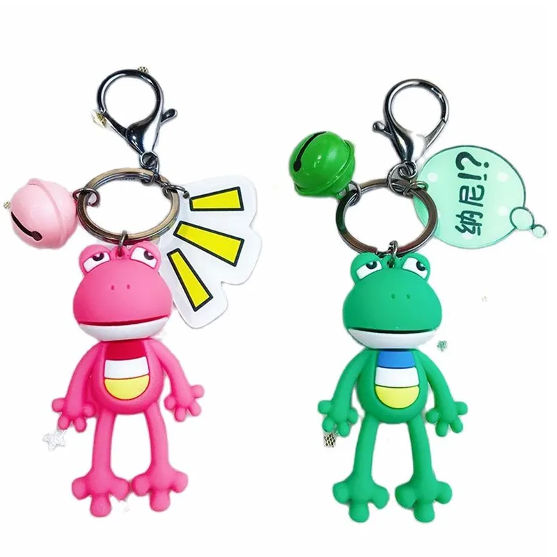 South Korea Cartoon Creative Drop Glue Long Legs Nani Frog Doll Key Chain Cute Girl Wind Lovers Bag Pendant
South Korea Cartoon Creative Drop Glue Long Legs Nani Frog Doll Key Chain Cute Girl Wind Lovers Bag Pendant