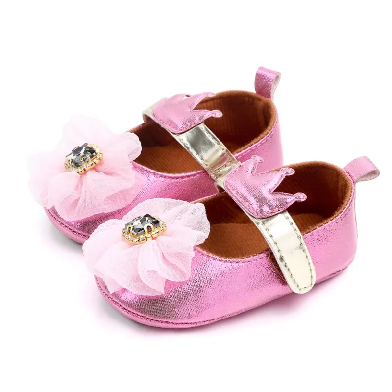 Lovely Floral Crown Baby First Walkers Newborn Toddler Girl Princess Shoes Soft Sole Anti-slip Crib Shoes 3-11M
Lovely Floral Crown Baby First Walkers Newborn Toddler Girl Princess Shoes Soft Sole Anti-slip Crib Shoes 3-11M