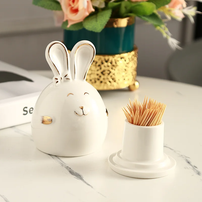 Nordic creative personality toothpick box household living room toothpick holder simple cotton swab storage box rabbit cute
Nordic creative personality toothpick box household living room toothpick holder simple cotton swab storage box rabbit cute