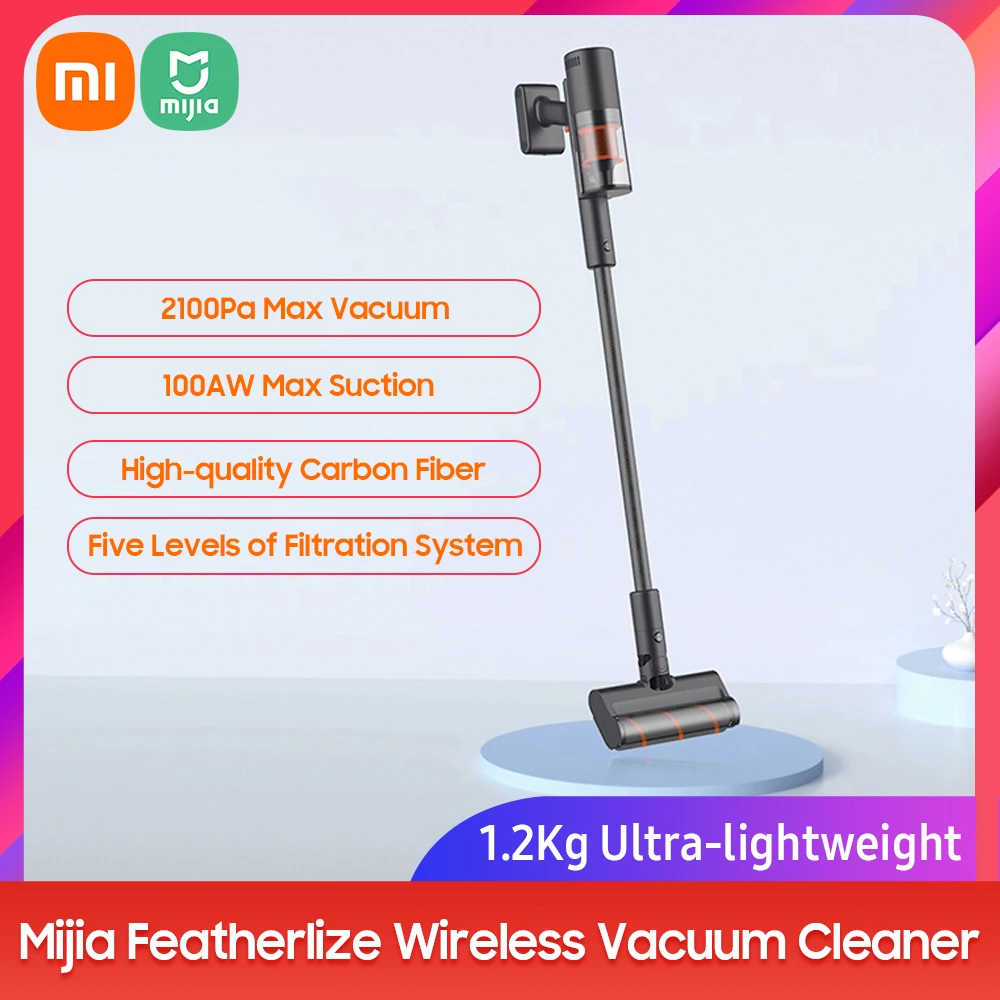 Беспроводной пылесос Xiaomi Mijia Featherlize ультралегкий ЖК-экран 2100 ПА умный Ручной Индукционный
Беспроводной пылесос Xiaomi Mijia Featherlize ультралегкий ЖК-экран 2100 ПА умный Ручной Индукционный