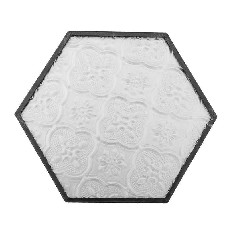 Ins European-style Retro Gold Copper Strip Edging Embossed Pattern Hexagonal Glass Coaster Table Mat Jewelry
Ins European-style Retro Gold Copper Strip Edging Embossed Pattern Hexagonal Glass Coaster Table Mat Jewelry