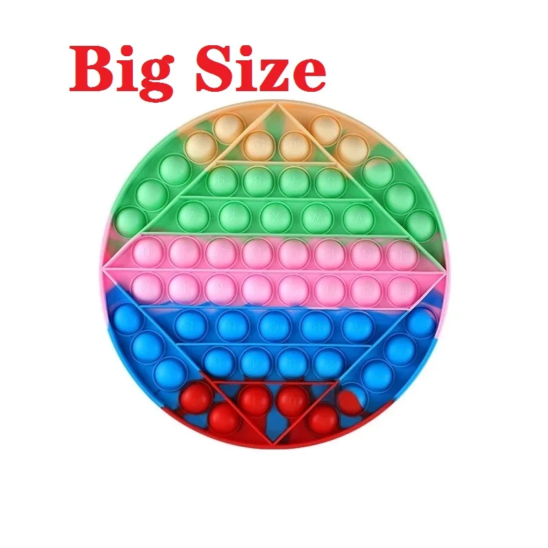 Push Round Bubble Sensory Toy Autism Needs Squishy Stress Reliever Toys Adult Kid Big Anti-stress Fidget Reliver Stress
Push Round Bubble Sensory Toy Autism Needs Squishy Stress Reliever Toys Adult Kid Big Anti-stress Fidget Reliver Stress