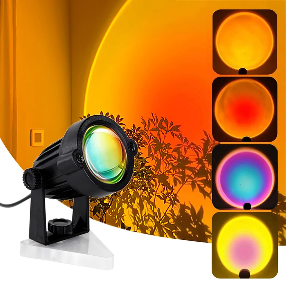 Projection Spotlight Sunset Light Rainbow Night Background Broadcast Home Projector Atmosphere Wall Decoration Photography Lamp
Projection Spotlight Sunset Light Rainbow Night Background Broadcast Home Projector Atmosphere Wall Decoration Photography Lamp