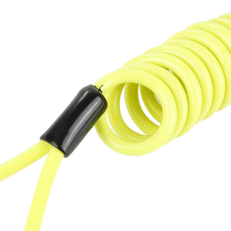 150cm Bike Scooter Motorcycle Motorbike Disc Lock Reminder Coil Cable Bicycle Security Spring Reminder Cable Yellow High Quality
150cm Bike Scooter Motorcycle Motorbike Disc Lock Reminder Coil Cable Bicycle Security Spring Reminder Cable Yellow High Quality