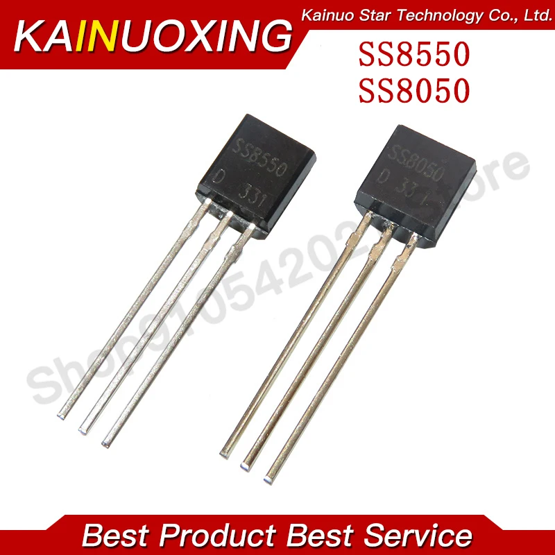 100 pces 50 pces ss8050 + 50 pces ss8550 transistor npn pnp para-92 ic novo original
100 pces 50 pces ss8050 + 50 pces ss8550 transistor npn pnp para-92 ic novo original