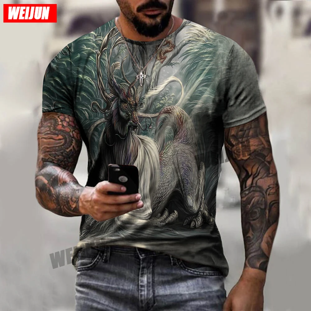 The new summer T-shirt of 2021 leisure breathable top Orient Kirin short-sleeved shirt large size 3D printed T-shirt
The new summer T-shirt of 2021 leisure breathable top Orient Kirin short-sleeved shirt large size 3D printed T-shirt
