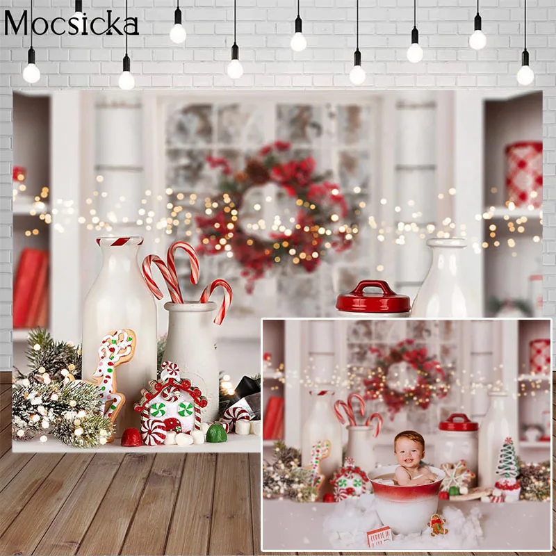 Mocsicka Xmas Candy Photography Background Biscuit Porcelain Bottle Golden Bokeh Backdrop Child Portrait Decoration Props Studio
Mocsicka Xmas Candy Photography Background Biscuit Porcelain Bottle Golden Bokeh Backdrop Child Portrait Decoration Props Studio